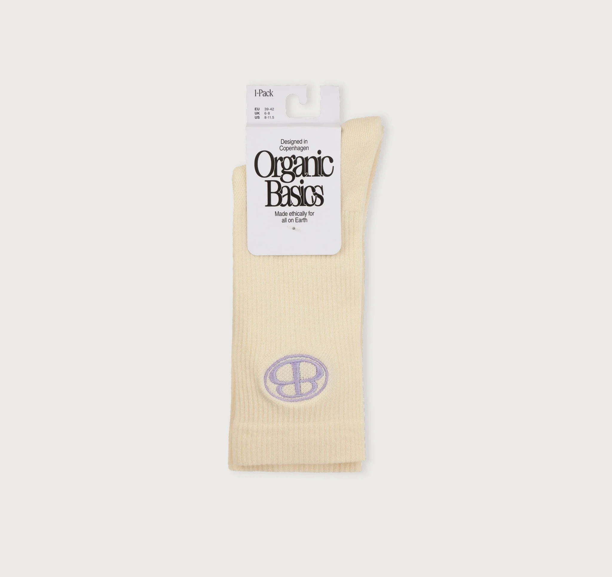 Core Butterfly Crew Rib Socks - Image 2
