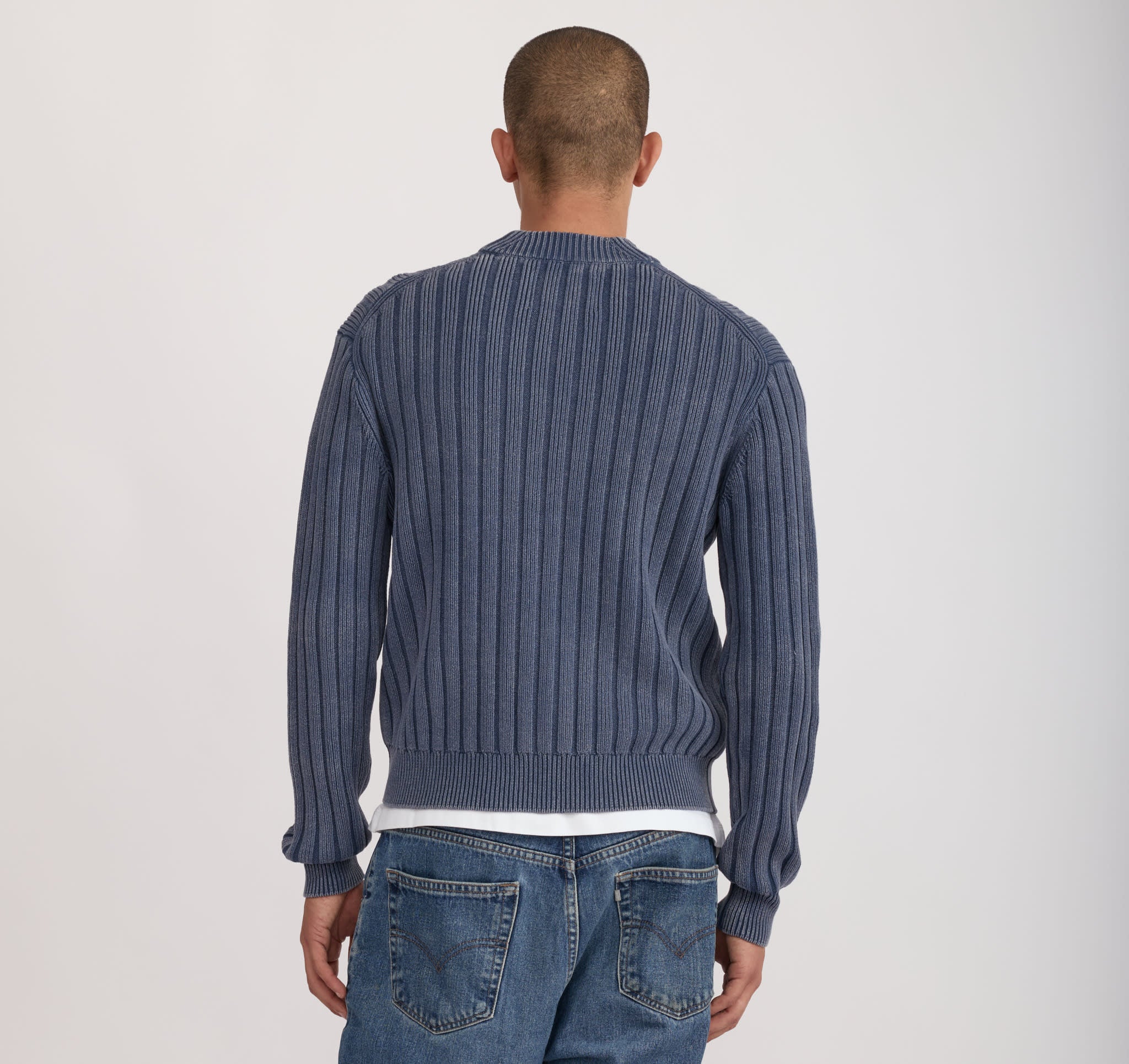 Soft Knit Rib Zip Track Jacket - Image 3
