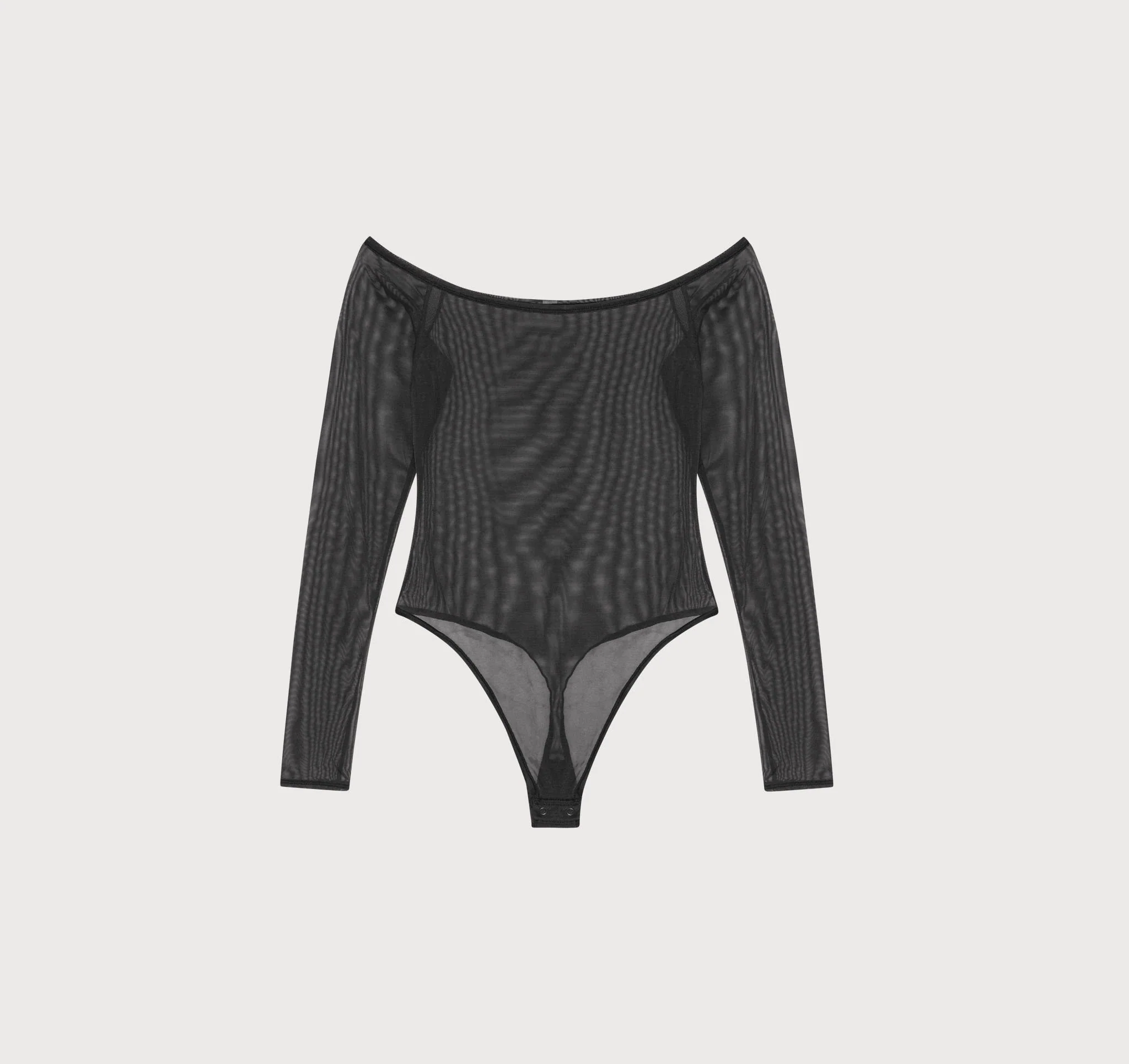 Mesh Off-Shoulder Bodysuit - Image 4