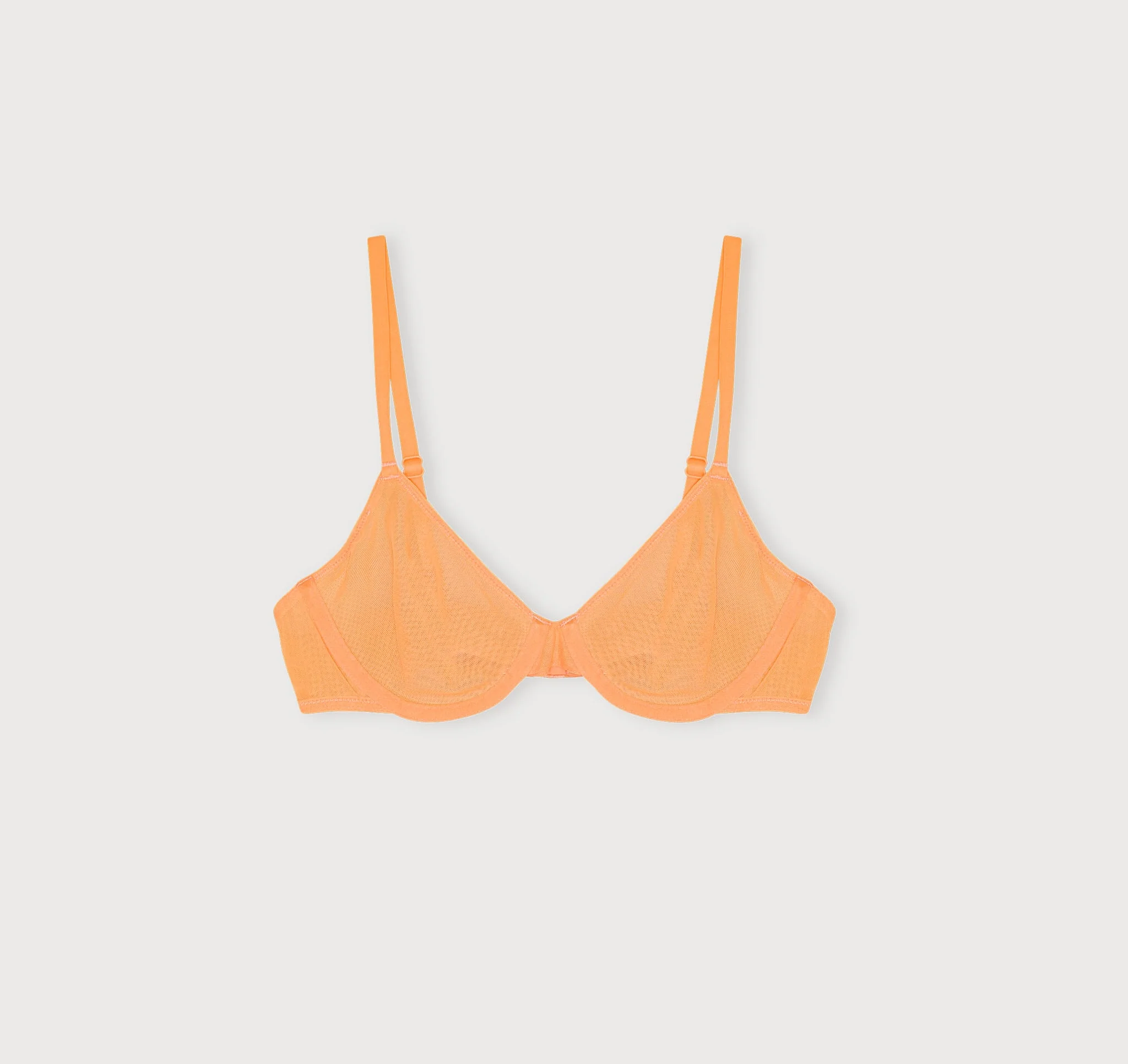 Mesh Unlined Demi Bra - Image 4