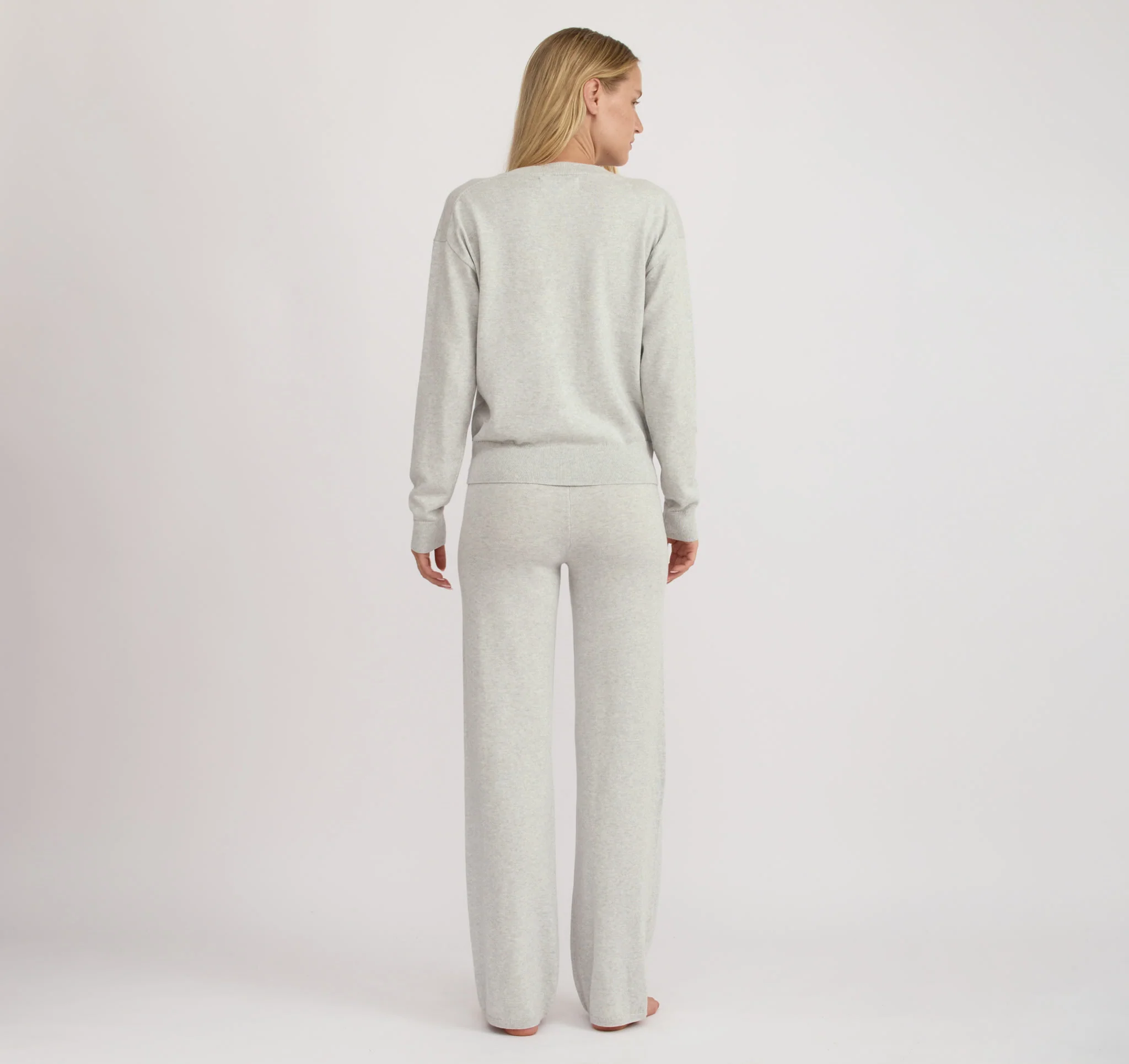 Soft Knit Boxy Crewneck Sweater - Image 3