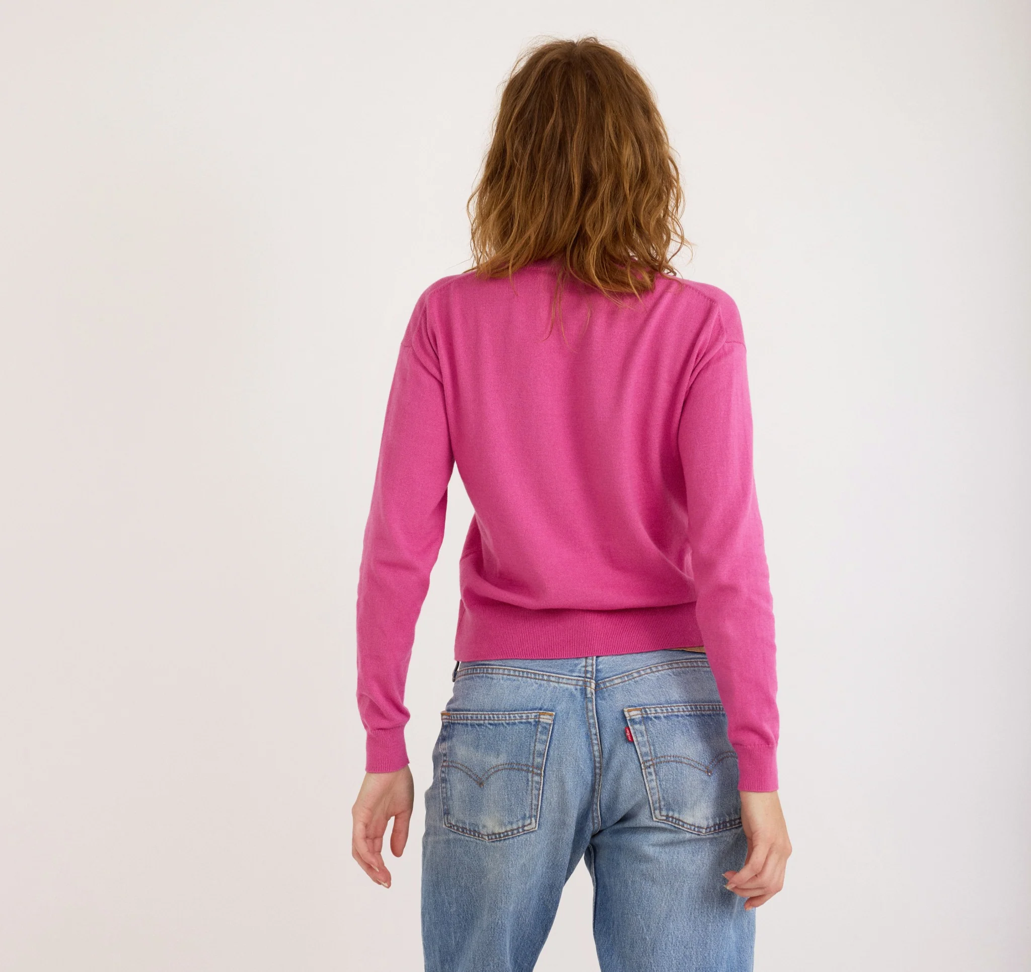 Soft Knit Boxy Crewneck Sweater - Image 4