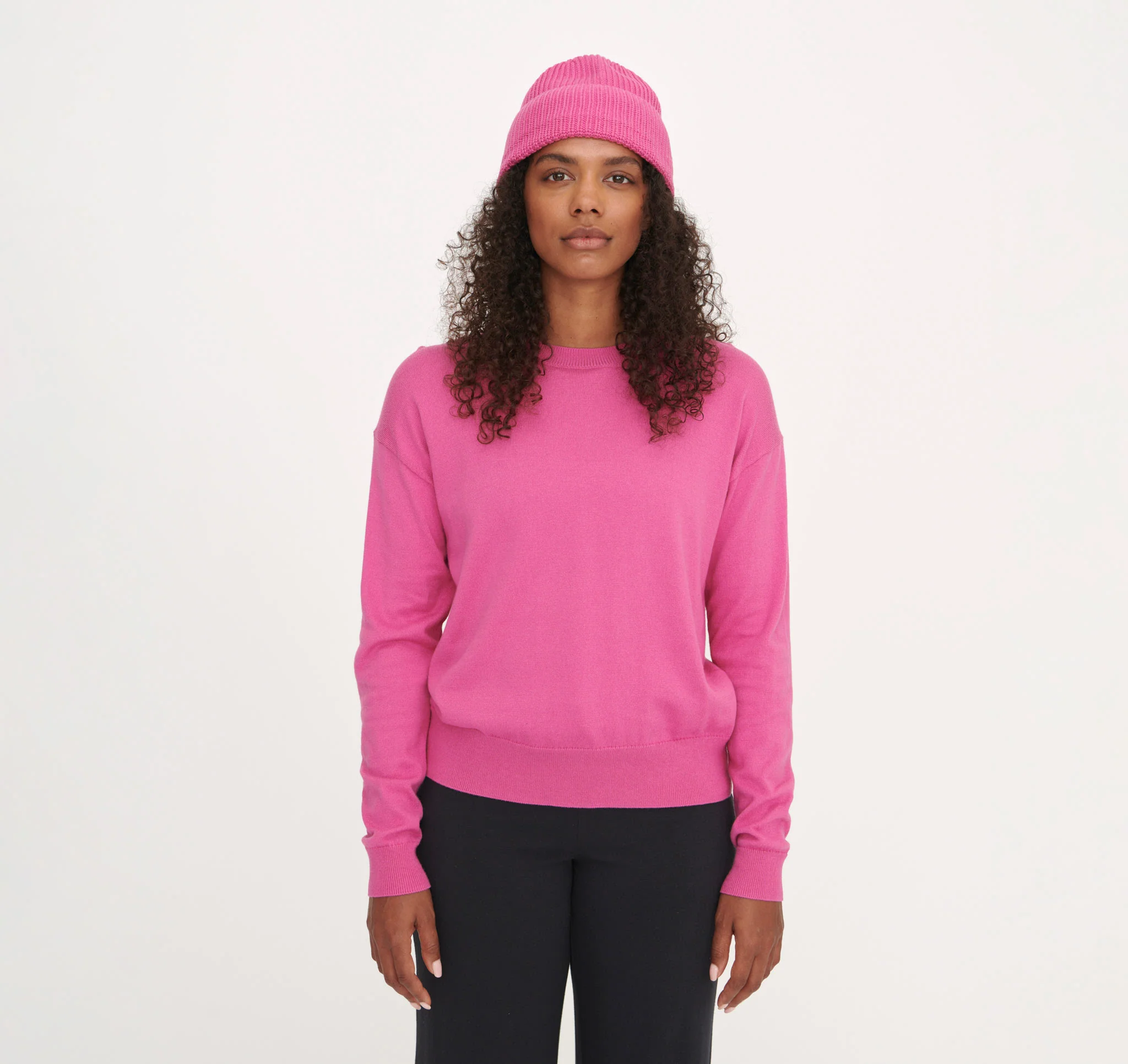 Soft Knit Fluffy Beanie - Image 2