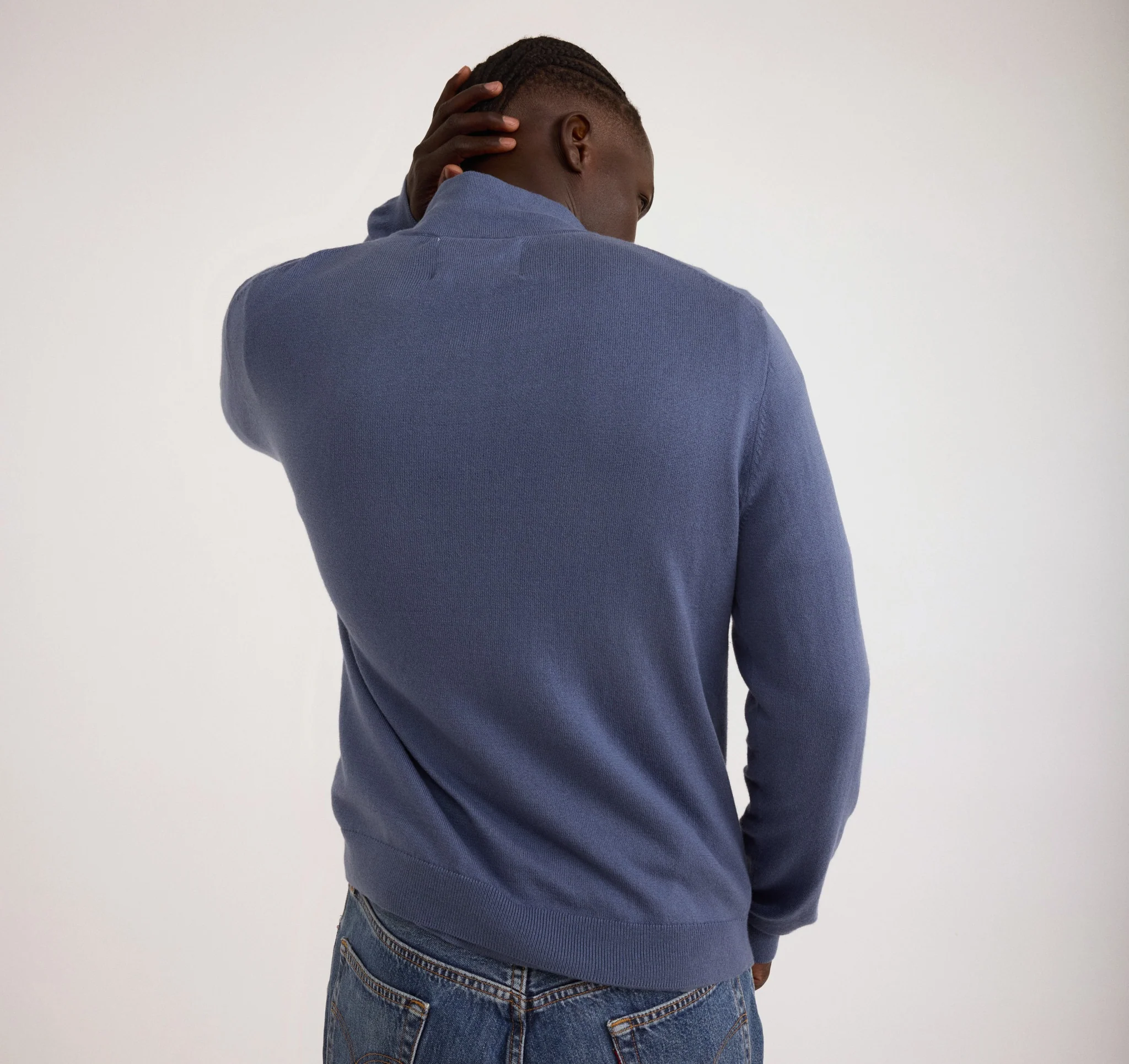Soft Knit Half Zip Sweater - Image 4