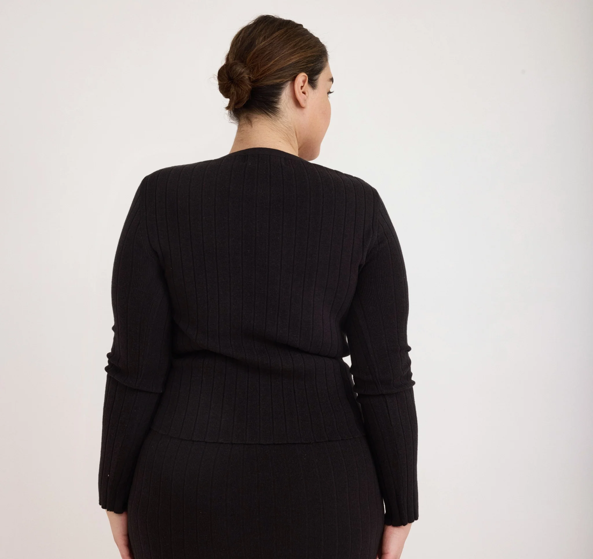 Soft Knit Rib Cardigan - Image 4