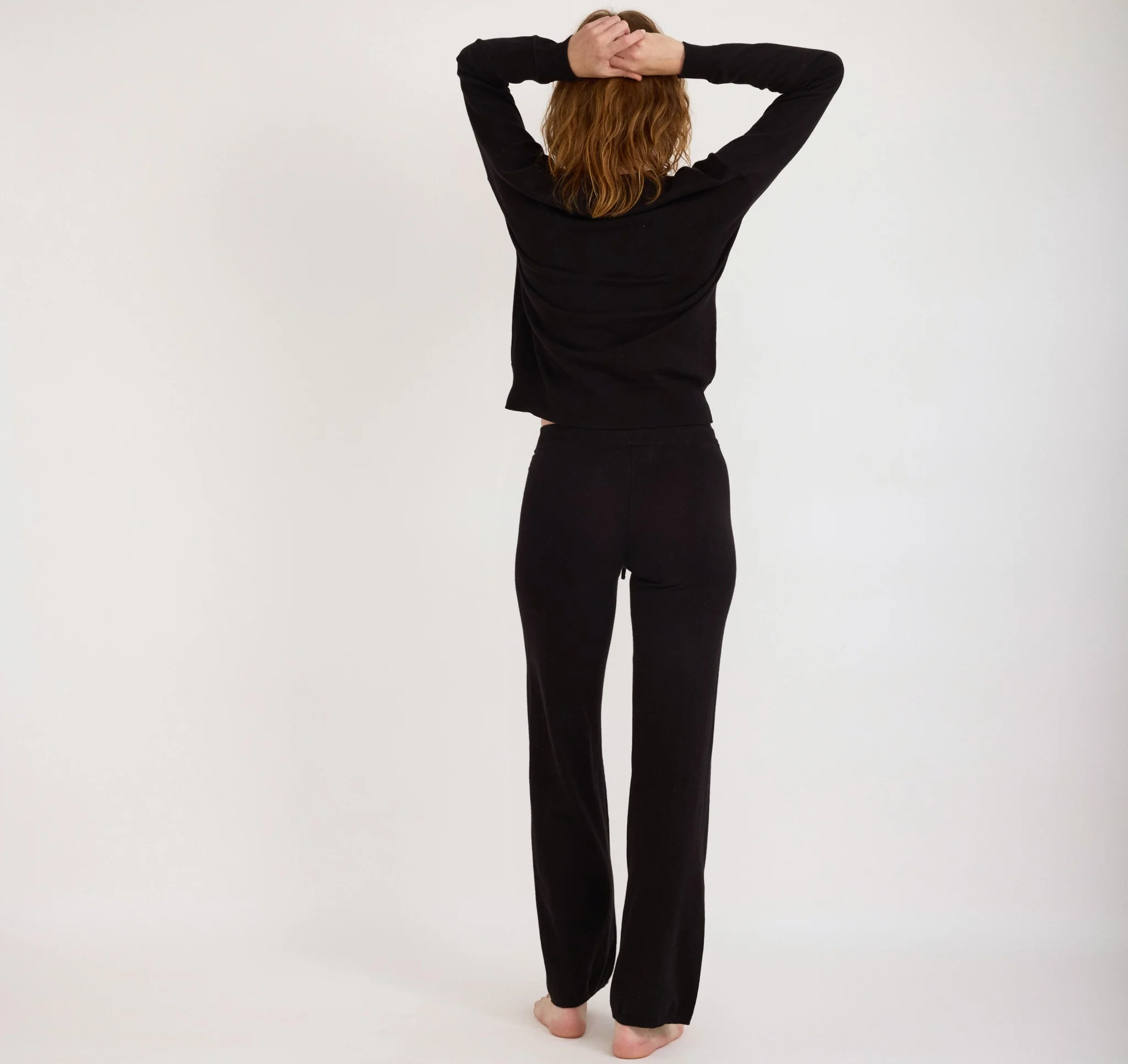 Soft Knit Straight Leg Pants - Image 3