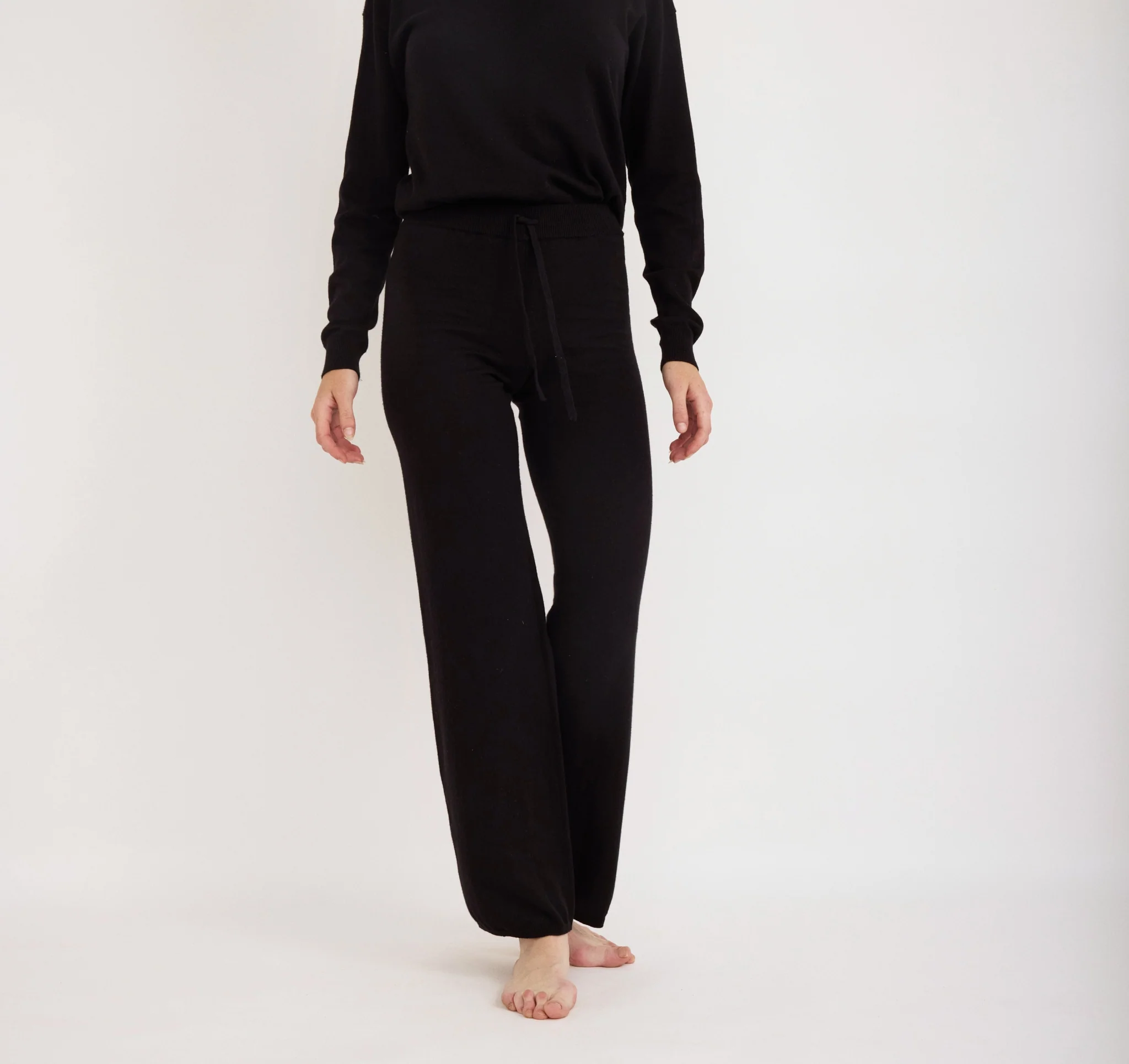 Soft Knit Straight Leg Pants - Image 4