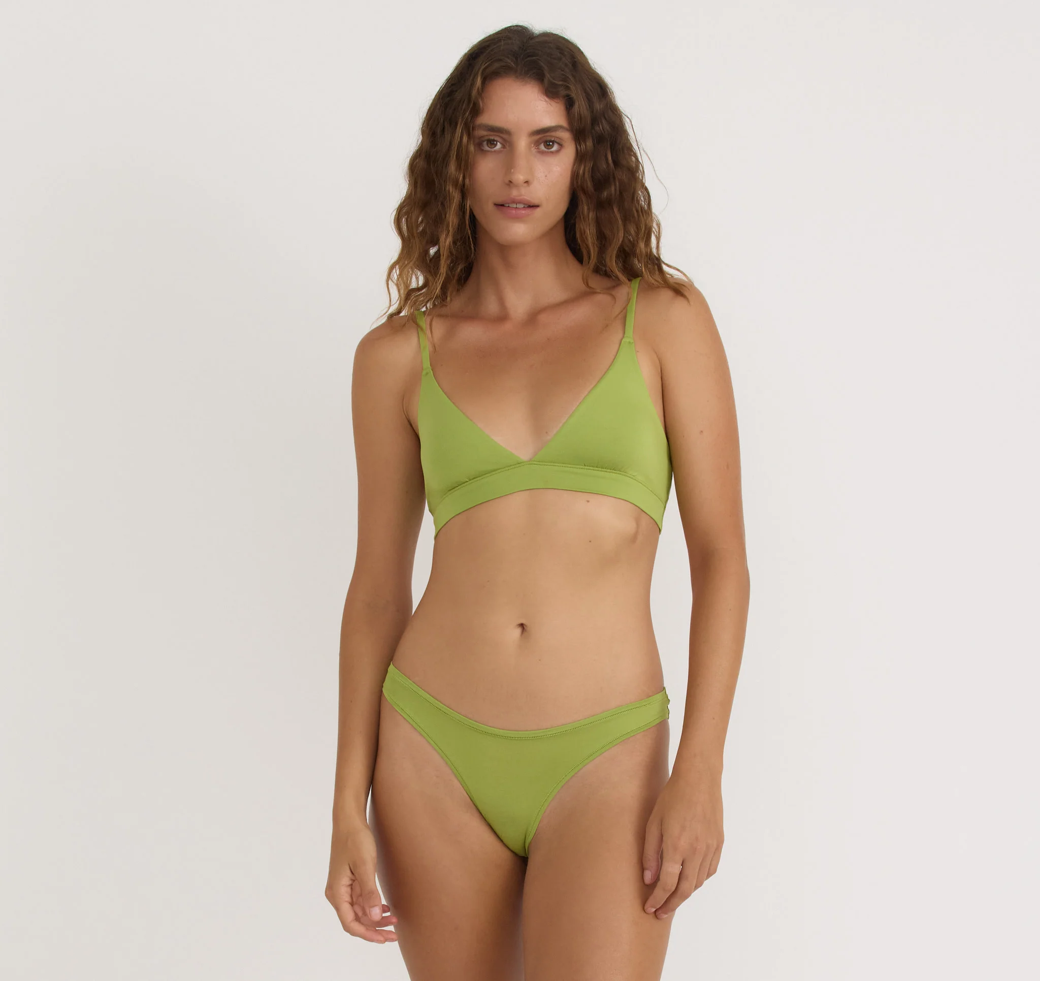 Soft Touch Veil Triangle Bralette - Image 2