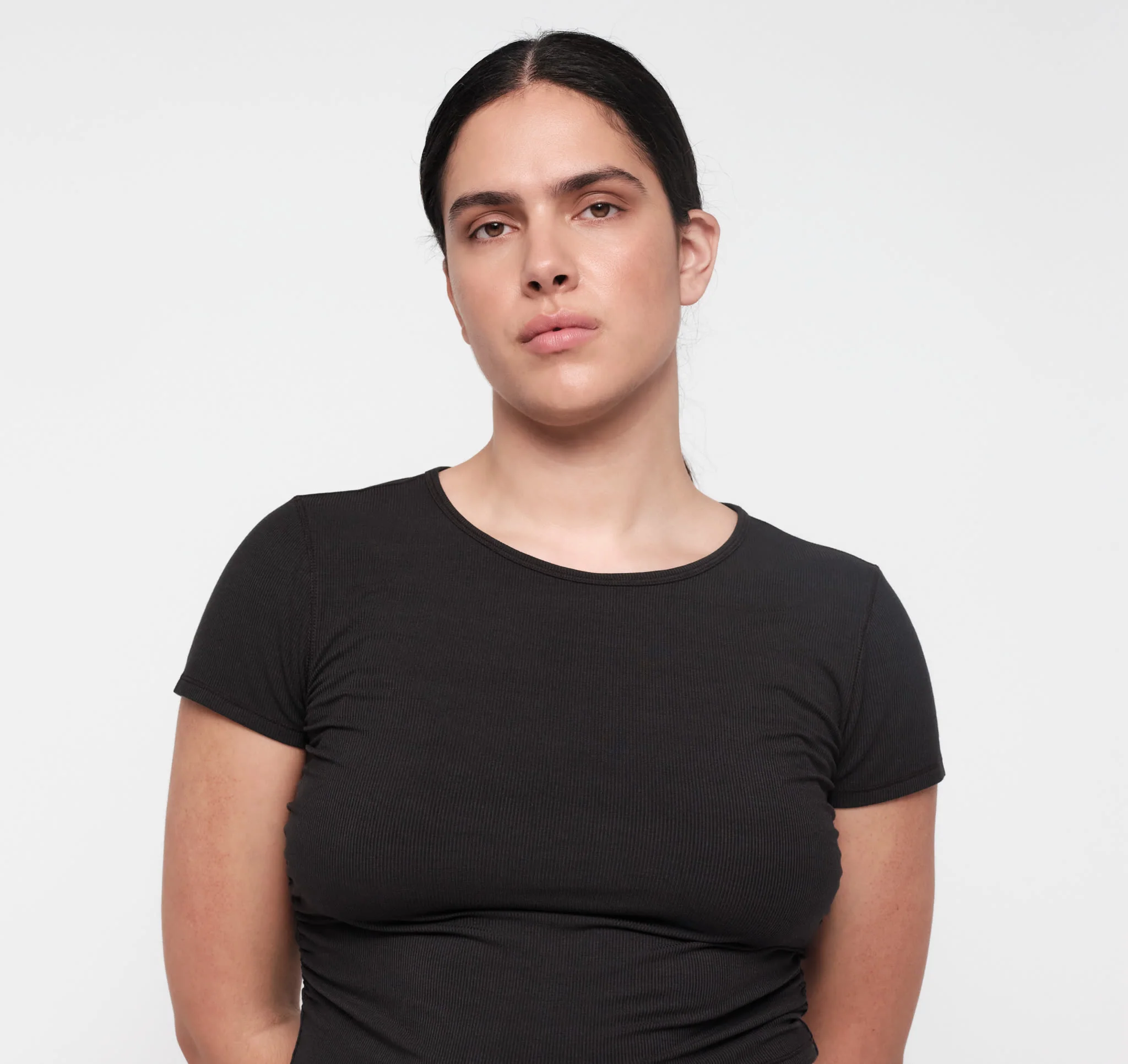 Active Rib Ruched Tee - Image 5