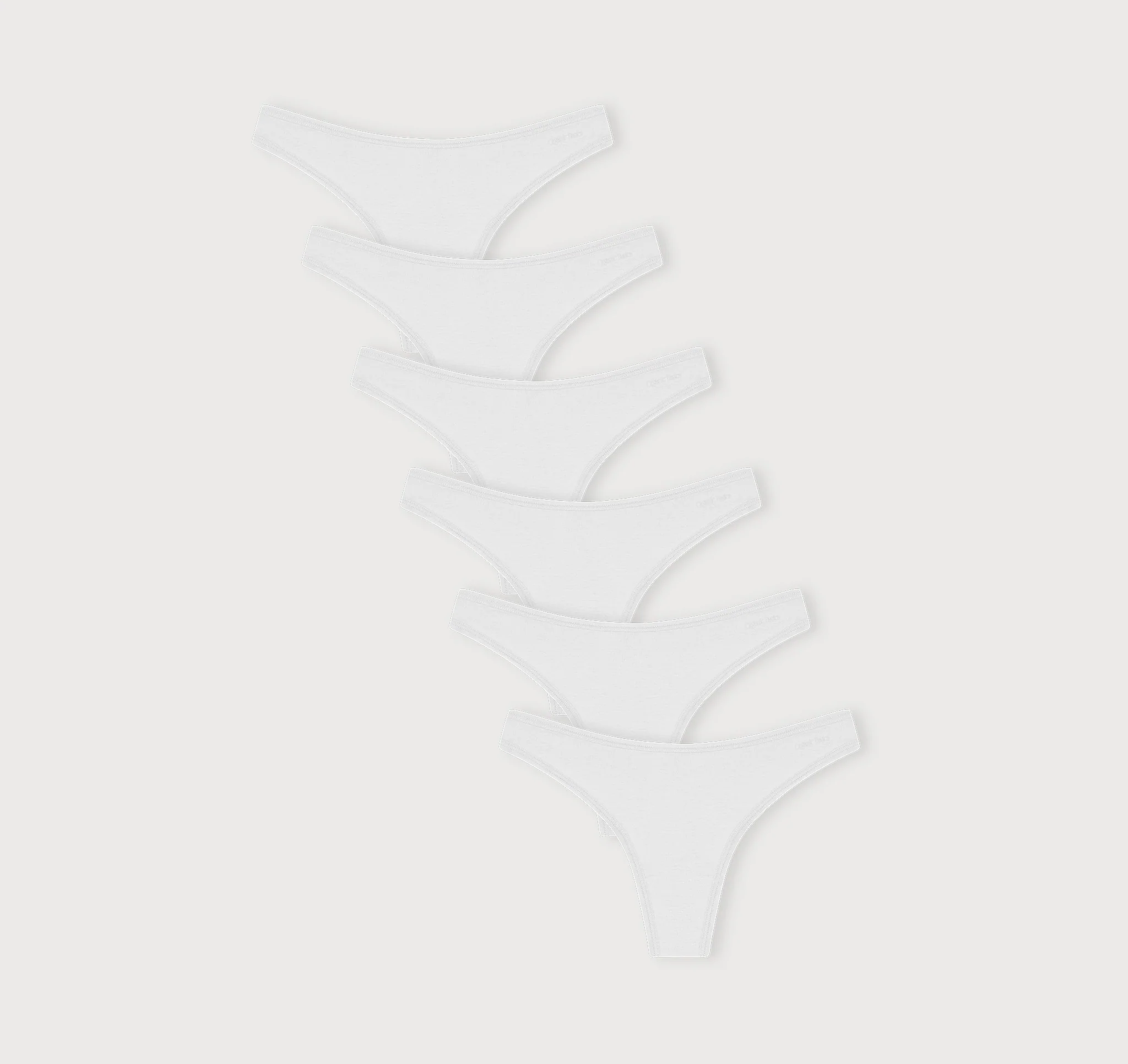 Core Rib Thong 6-Pack