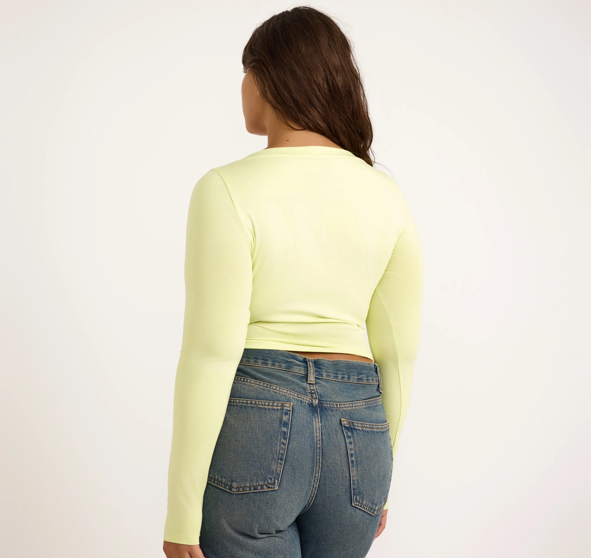 Everyday Scoop Neck Long Sleeve Tee - Image 3