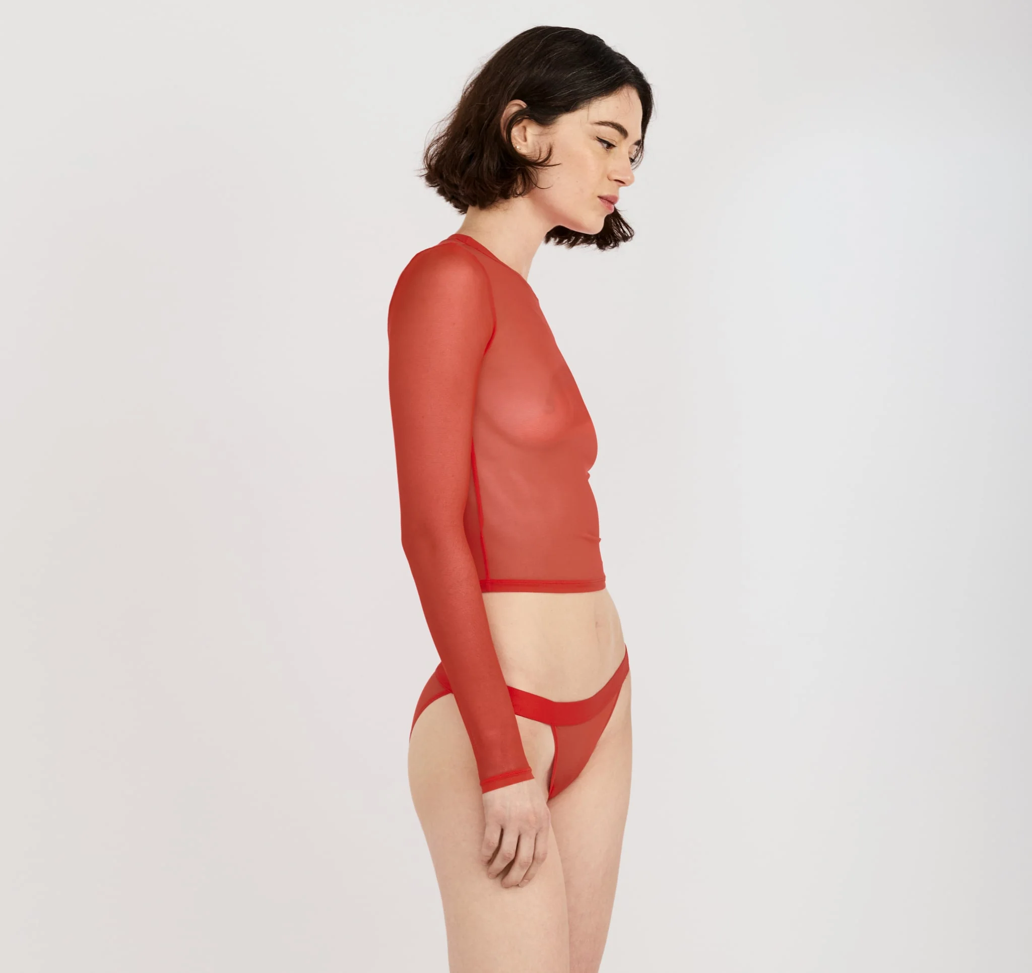 Mesh Long Sleeve Tee - Image 5