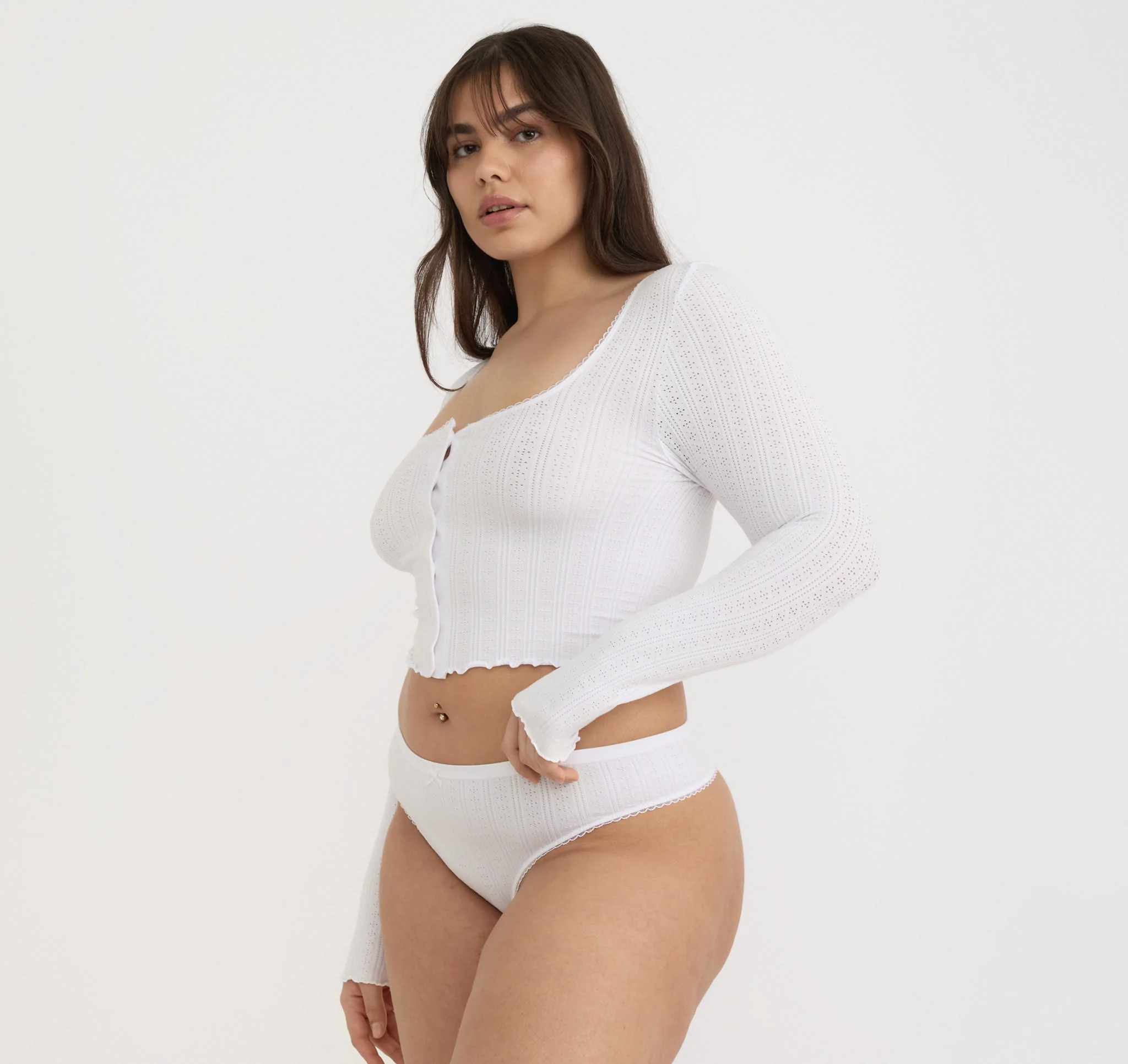 Pointelle Cardigan - Image 2