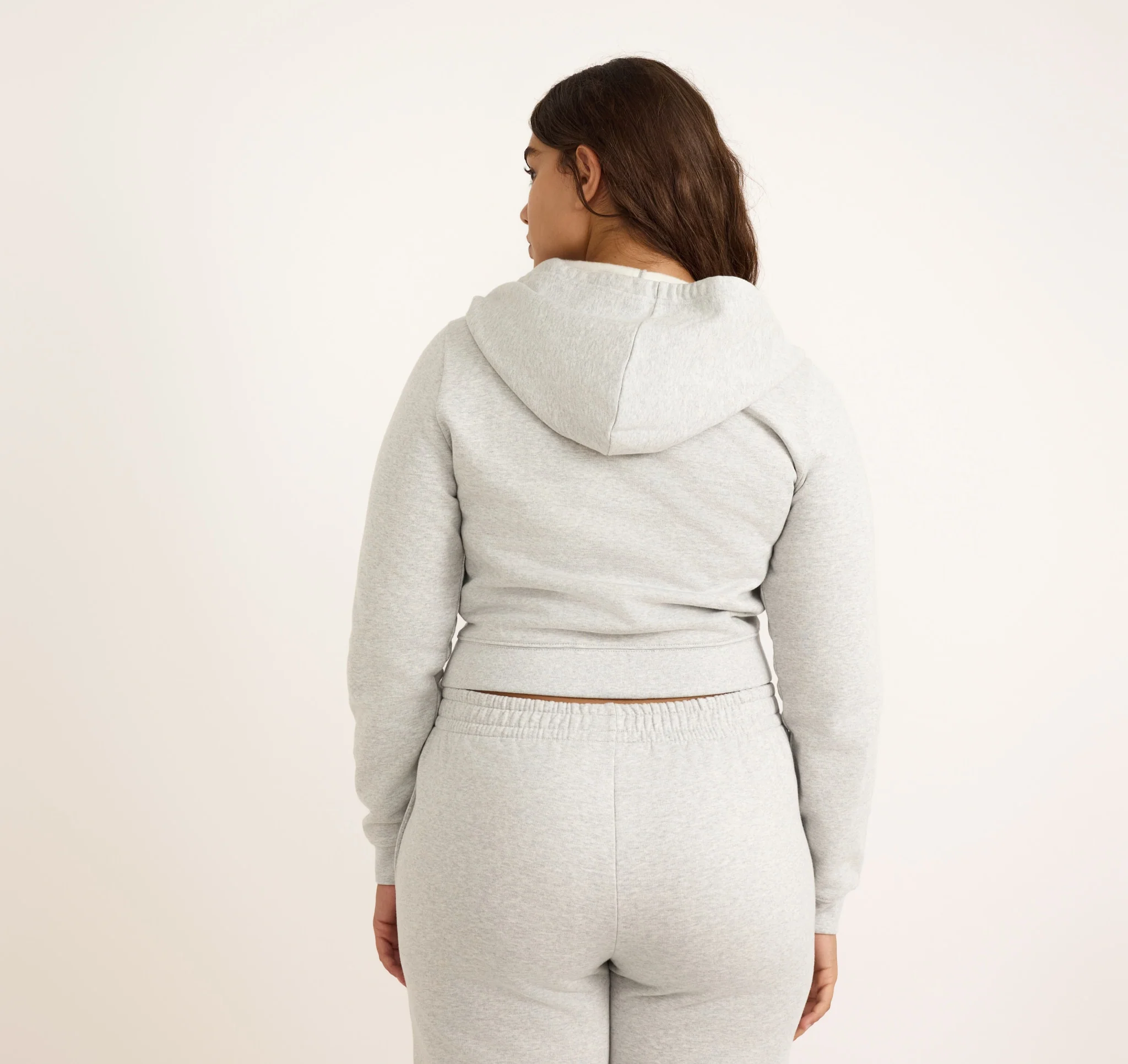 Weekend Crop Zip Hoodie - Image 3